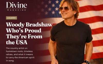 Woody Bradshaw Featured in Divine Magazine With New Song Who’s Proud They’re From the USA